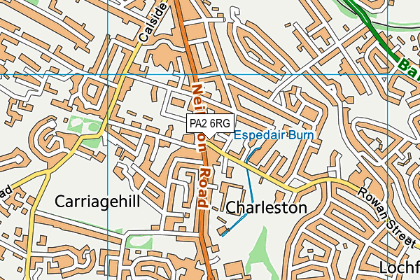 PA2 6RG map - OS VectorMap District (Ordnance Survey) PA2 6RG map - OS VectorMap District (Ordnance Survey)