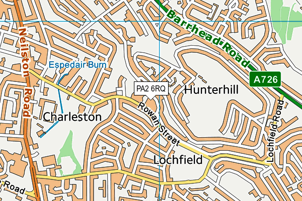 PA2 6RQ map - OS VectorMap District (Ordnance Survey) PA2 6RQ map - OS VectorMap District (Ordnance Survey)