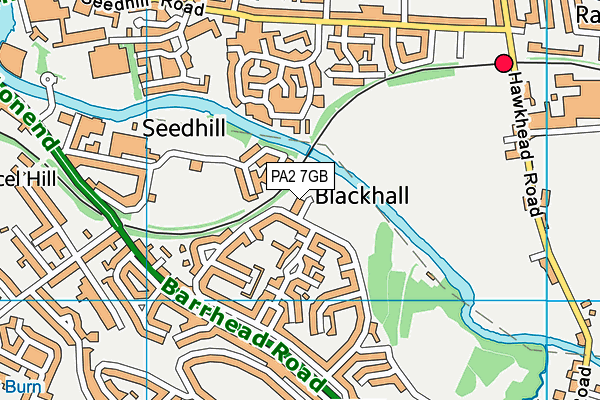 PA2 7GB map - OS VectorMap District (Ordnance Survey) PA2 7GB map - OS VectorMap District (Ordnance Survey)