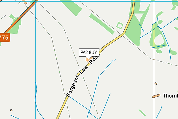 PA2 8UY map - OS VectorMap District (Ordnance Survey) PA2 8UY map - OS VectorMap District (Ordnance Survey)