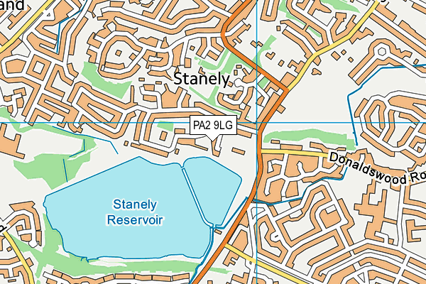 PA2 9LG map - OS VectorMap District (Ordnance Survey) PA2 9LG map - OS VectorMap District (Ordnance Survey)