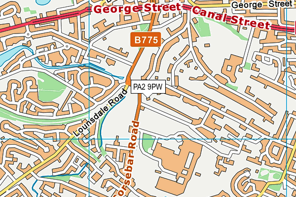 PA2 9PW map - OS VectorMap District (Ordnance Survey) PA2 9PW map - OS VectorMap District (Ordnance Survey)