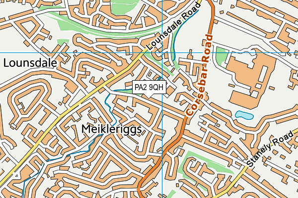 PA2 9QH map - OS VectorMap District (Ordnance Survey) PA2 9QH map - OS VectorMap District (Ordnance Survey)