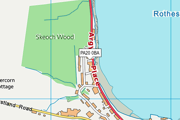 PA20 0BA map - OS VectorMap District (Ordnance Survey) PA20 0BA map - OS VectorMap District (Ordnance Survey)