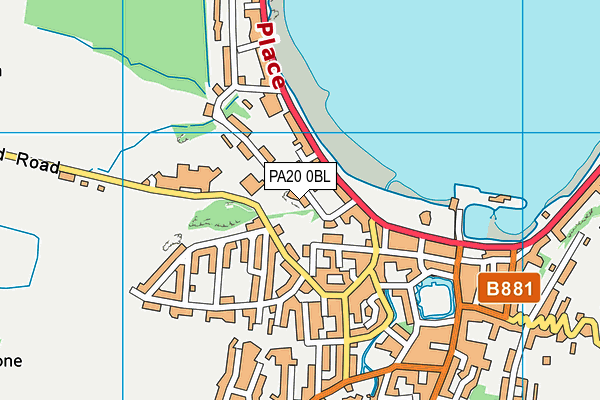 PA20 0BL map - OS VectorMap District (Ordnance Survey) PA20 0BL map - OS VectorMap District (Ordnance Survey)