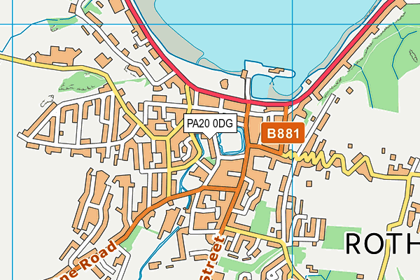 PA20 0DG map - OS VectorMap District (Ordnance Survey) PA20 0DG map - OS VectorMap District (Ordnance Survey)