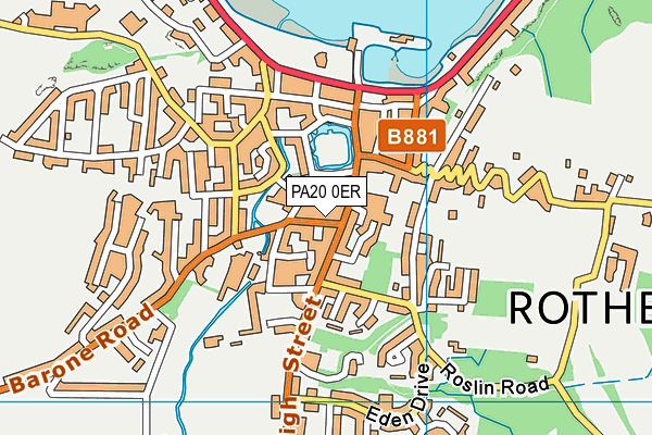 PA20 0ER map - OS VectorMap District (Ordnance Survey) PA20 0ER map - OS VectorMap District (Ordnance Survey)