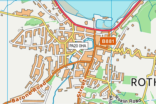 PA20 0HA map - OS VectorMap District (Ordnance Survey) PA20 0HA map - OS VectorMap District (Ordnance Survey)