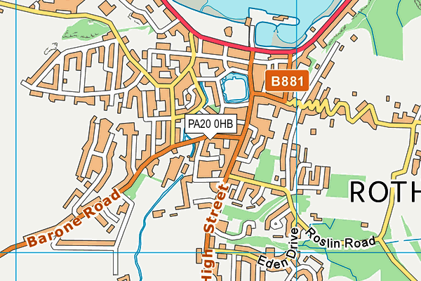 PA20 0HB map - OS VectorMap District (Ordnance Survey) PA20 0HB map - OS VectorMap District (Ordnance Survey)