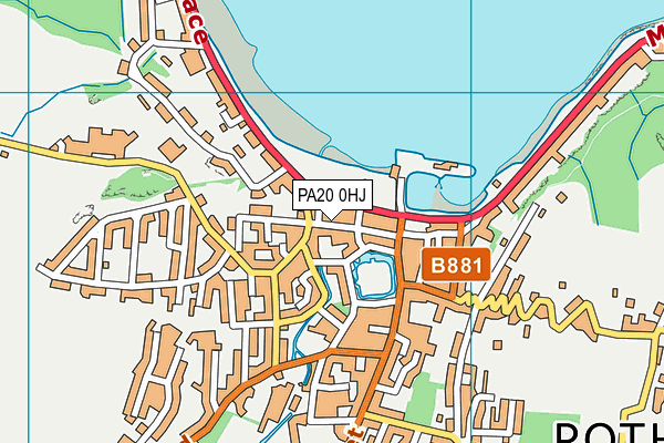 PA20 0HJ map - OS VectorMap District (Ordnance Survey) PA20 0HJ map - OS VectorMap District (Ordnance Survey)