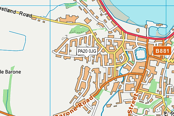 PA20 0JG map - OS VectorMap District (Ordnance Survey) PA20 0JG map - OS VectorMap District (Ordnance Survey)