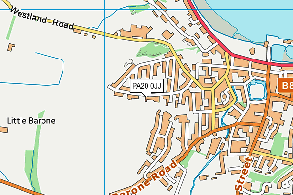 PA20 0JJ map - OS VectorMap District (Ordnance Survey) PA20 0JJ map - OS VectorMap District (Ordnance Survey)