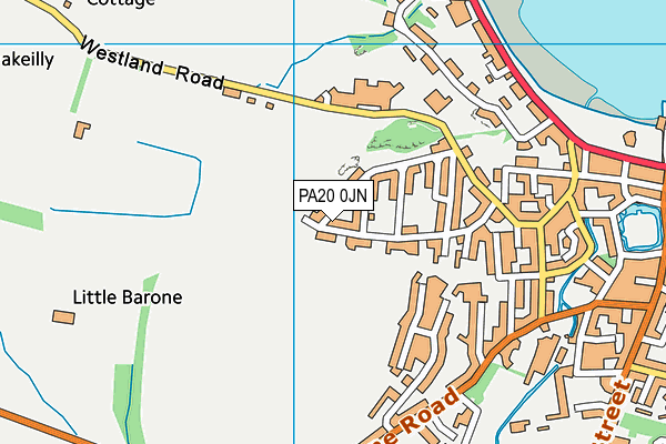 PA20 0JN map - OS VectorMap District (Ordnance Survey) PA20 0JN map - OS VectorMap District (Ordnance Survey)