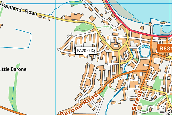 PA20 0JQ map - OS VectorMap District (Ordnance Survey) PA20 0JQ map - OS VectorMap District (Ordnance Survey)