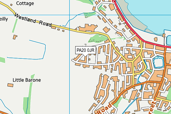 PA20 0JR map - OS VectorMap District (Ordnance Survey) PA20 0JR map - OS VectorMap District (Ordnance Survey)