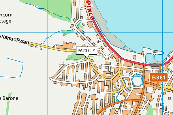 PA20 0JY map - OS VectorMap District (Ordnance Survey) PA20 0JY map - OS VectorMap District (Ordnance Survey)
