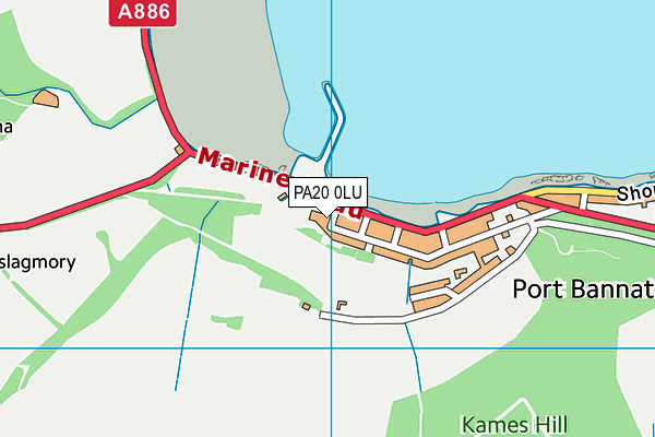 PA20 0LU map - OS VectorMap District (Ordnance Survey) PA20 0LU map - OS VectorMap District (Ordnance Survey)