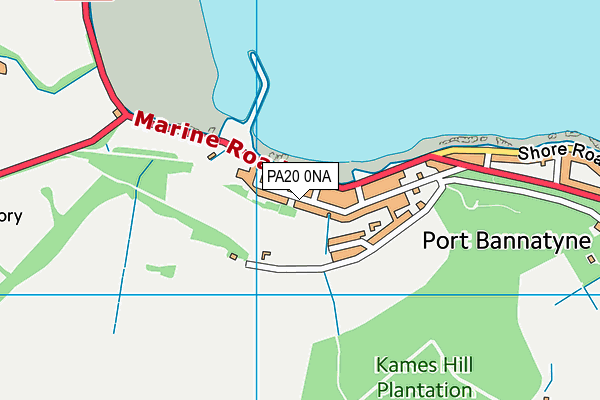 PA20 0NA map - OS VectorMap District (Ordnance Survey) PA20 0NA map - OS VectorMap District (Ordnance Survey)