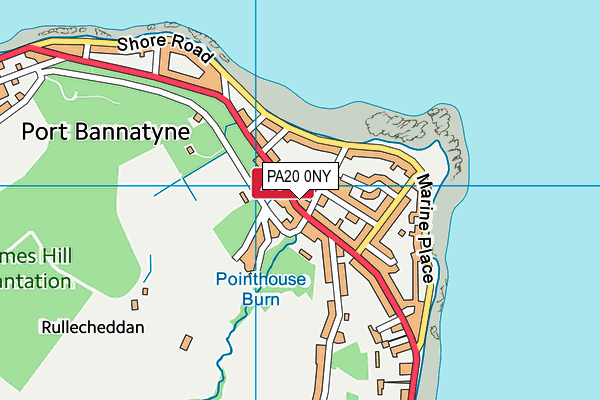 PA20 0NY map - OS VectorMap District (Ordnance Survey) PA20 0NY map - OS VectorMap District (Ordnance Survey)