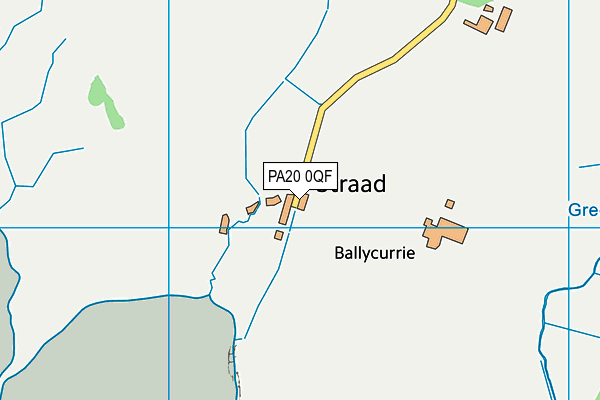 PA20 0QF map - OS VectorMap District (Ordnance Survey) PA20 0QF map - OS VectorMap District (Ordnance Survey)