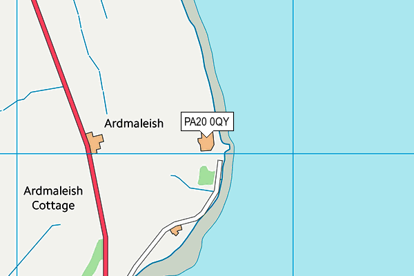 PA20 0QY map - OS VectorMap District (Ordnance Survey) PA20 0QY map - OS VectorMap District (Ordnance Survey)