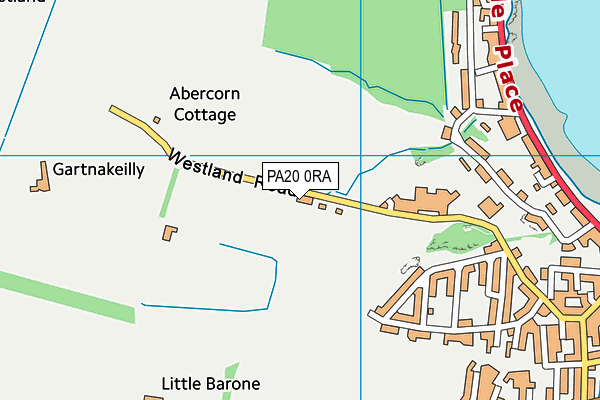 PA20 0RA map - OS VectorMap District (Ordnance Survey) PA20 0RA map - OS VectorMap District (Ordnance Survey)