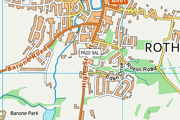 PA20 9AL map - OS VectorMap District (Ordnance Survey) PA20 9AL map - OS VectorMap District (Ordnance Survey)