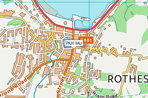 PA20 9AU map - OS VectorMap District (Ordnance Survey) PA20 9AU map - OS VectorMap District (Ordnance Survey)