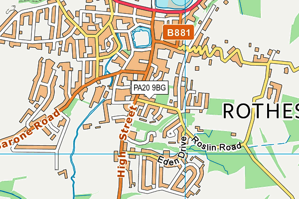 PA20 9BG map - OS VectorMap District (Ordnance Survey) PA20 9BG map - OS VectorMap District (Ordnance Survey)