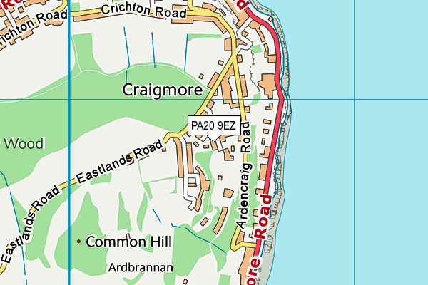 PA20 9EZ map - OS VectorMap District (Ordnance Survey) PA20 9EZ map - OS VectorMap District (Ordnance Survey)