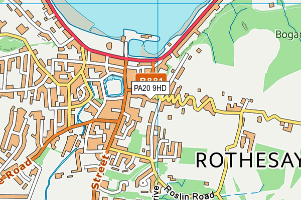 PA20 9HD map - OS VectorMap District (Ordnance Survey) PA20 9HD map - OS VectorMap District (Ordnance Survey)