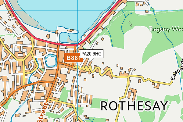 PA20 9HG map - OS VectorMap District (Ordnance Survey) PA20 9HG map - OS VectorMap District (Ordnance Survey)