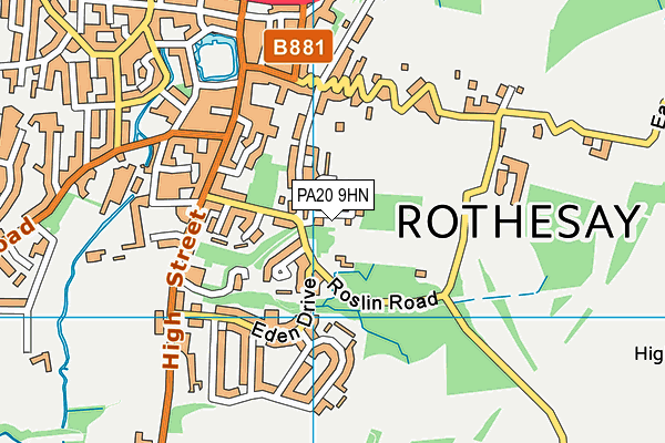 PA20 9HN map - OS VectorMap District (Ordnance Survey) PA20 9HN map - OS VectorMap District (Ordnance Survey)