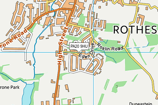 PA20 9HU map - OS VectorMap District (Ordnance Survey) PA20 9HU map - OS VectorMap District (Ordnance Survey)