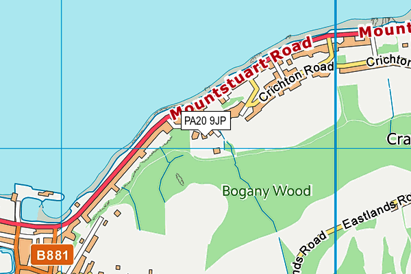 PA20 9JP map - OS VectorMap District (Ordnance Survey) PA20 9JP map - OS VectorMap District (Ordnance Survey)