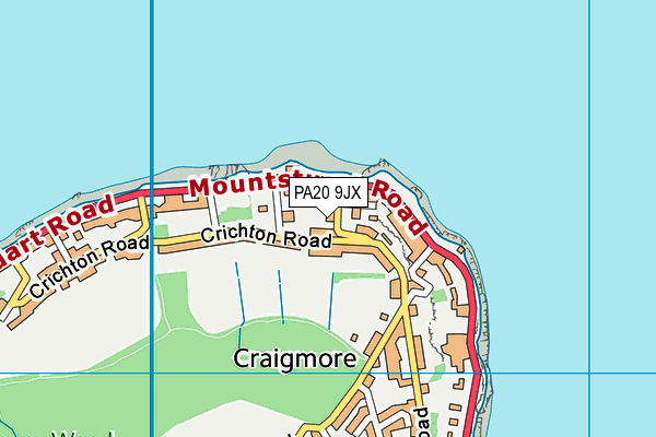 PA20 9JX map - OS VectorMap District (Ordnance Survey) PA20 9JX map - OS VectorMap District (Ordnance Survey)