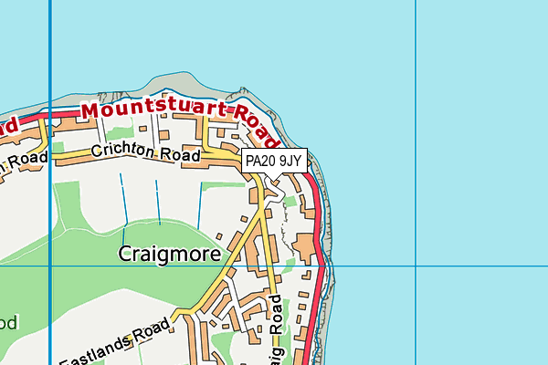 PA20 9JY map - OS VectorMap District (Ordnance Survey) PA20 9JY map - OS VectorMap District (Ordnance Survey)