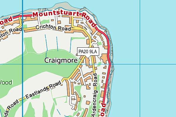 PA20 9LA map - OS VectorMap District (Ordnance Survey) PA20 9LA map - OS VectorMap District (Ordnance Survey)