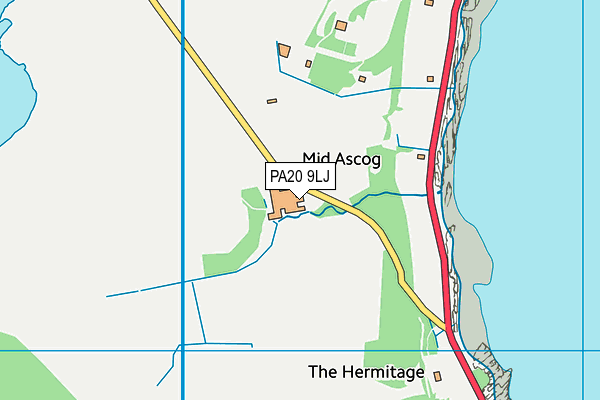 PA20 9LJ map - OS VectorMap District (Ordnance Survey) PA20 9LJ map - OS VectorMap District (Ordnance Survey)