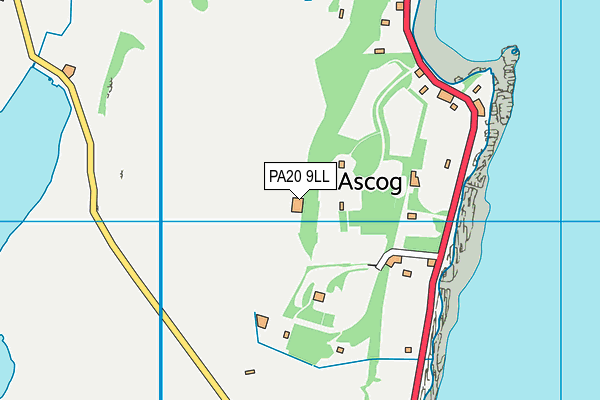 PA20 9LL map - OS VectorMap District (Ordnance Survey) PA20 9LL map - OS VectorMap District (Ordnance Survey)