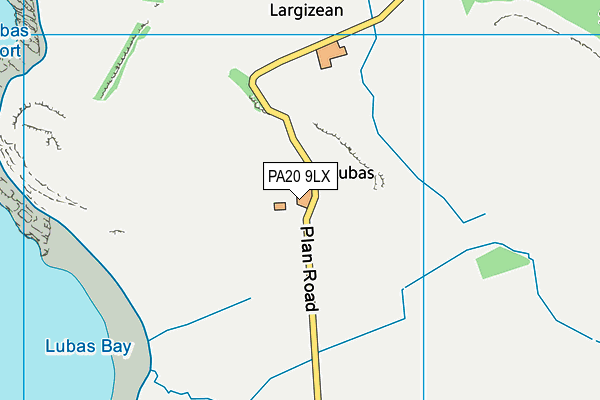 PA20 9LX map - OS VectorMap District (Ordnance Survey) PA20 9LX map - OS VectorMap District (Ordnance Survey)
