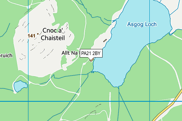 PA21 2BY map - OS VectorMap District (Ordnance Survey) PA21 2BY map - OS VectorMap District (Ordnance Survey)