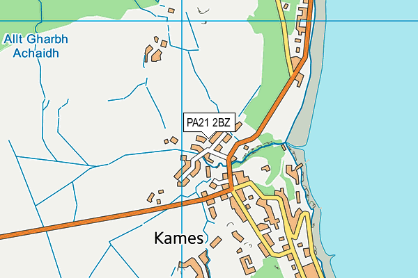 PA21 2BZ map - OS VectorMap District (Ordnance Survey) PA21 2BZ map - OS VectorMap District (Ordnance Survey)