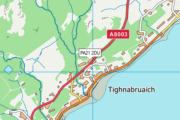 PA21 2DU map - OS VectorMap District (Ordnance Survey) PA21 2DU map - OS VectorMap District (Ordnance Survey)