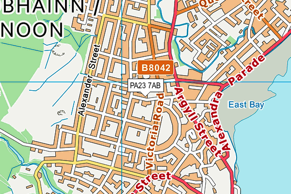 PA23 7AB map - OS VectorMap District (Ordnance Survey) PA23 7AB map - OS VectorMap District (Ordnance Survey)