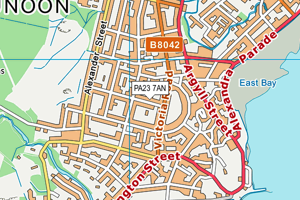 PA23 7AN map - OS VectorMap District (Ordnance Survey) PA23 7AN map - OS VectorMap District (Ordnance Survey)