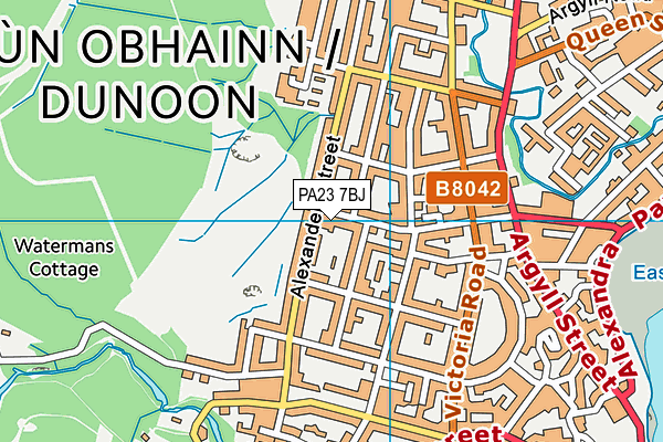 PA23 7BJ map - OS VectorMap District (Ordnance Survey) PA23 7BJ map - OS VectorMap District (Ordnance Survey)