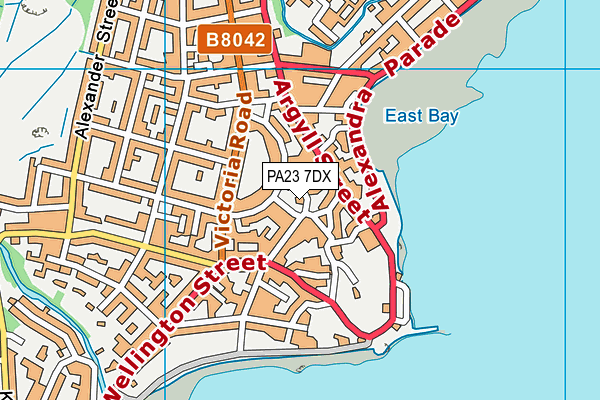 PA23 7DX map - OS VectorMap District (Ordnance Survey) PA23 7DX map - OS VectorMap District (Ordnance Survey)