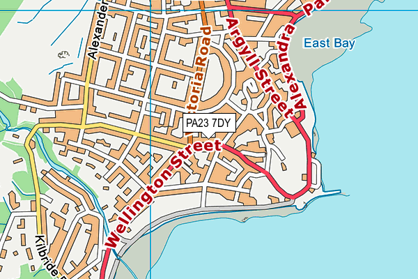 PA23 7DY map - OS VectorMap District (Ordnance Survey) PA23 7DY map - OS VectorMap District (Ordnance Survey)