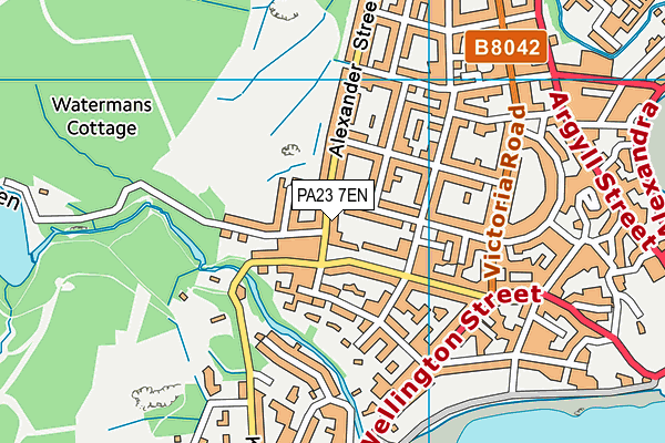 PA23 7EN map - OS VectorMap District (Ordnance Survey) PA23 7EN map - OS VectorMap District (Ordnance Survey)